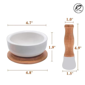 Apothecary Porcelain Mortar & Pestle
